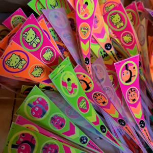 [50pcs] BAHAN MAINAN KITIRAN LAMPU TERBANG FULL SABLON