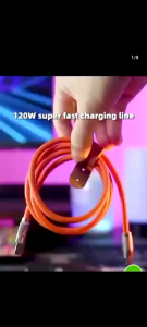 TIK Original 6A/120W Quick Charger Liquid Silicone Metal USB Cable for Type-C/Micro/IOS