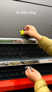 Miếng dán 5 sao trang trí  phản quang cảnh báo ban đêm cho oto xe máy xe đạpphụ tùng phụ kiện xe