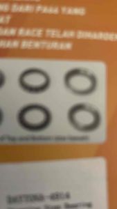 Steam bearing komstir racing nmax xeon 100% original daytona kode 4914