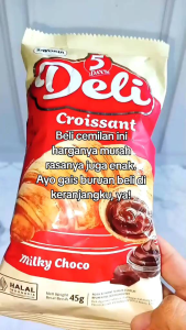 ROTI 5 DAYS CROISSANT MILKY CHOCO 45g halal 10 BUNGKUS
