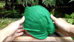 Blangkon Lipat Jebeh Hijau Polos