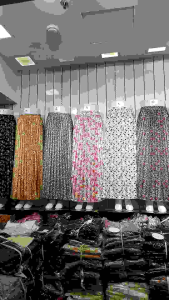 Rok Plisket Motif Bunga-Bunga Rok Maxi Rok Payung Rok Viral