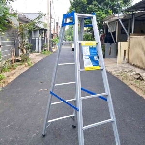 Tangga Lipat 1.75 Meter / 175cm Alumunium Murah Kuat Kokoh Berkualitas