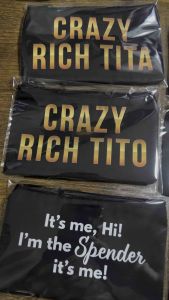 Batch 2: Canvas Wallet with Witty Filipino Quotes | Funny Coin Purse | Budgeting Wallet for Ipon Goals