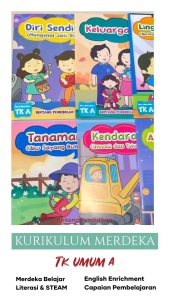 Paket Majalah Paud Umum Kurikulum Merdeka Tk A Umur 4-5 Tahun (Isi 8 Buku)