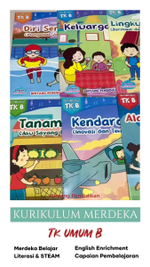 Paket Majalah Paud Umum Kurikulum Merdeka TK B Umur 5-6 Tahun (Isi 8 Buku)