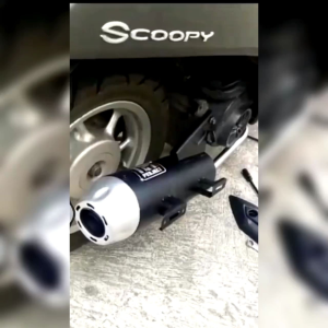 Knalpot Tsugigi Bass Adem Cet Koting & Anti Gores untuk BeatMioVarioScoopyNmaxPCX