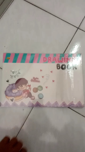 [1pak] BUKU GAMBAR KIKY A4 / MOTIF COWO CEWE