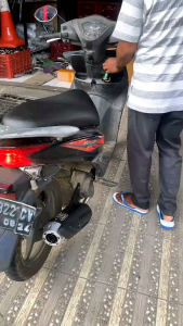 Knalpot Standar Racing Nmax Vario Pcx Beat Scoopy Mio Genio Lexi Suara Ngebas Gerung