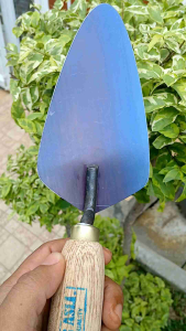 Sendok/Cetok Semen Baja Carbon Biru Ukuran 18 Cm