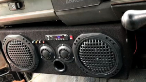 Speaker Aktif Bluetooth Mobil USB MMC AUX 12V