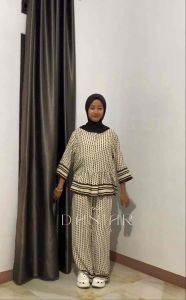 Baju Oneset Rayon Motif Terbaru | Setelan Rayon Motif Hits All Size