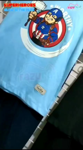 Setelan Anak Laki Laki Superhero Glow In The Dark Fazura.Id