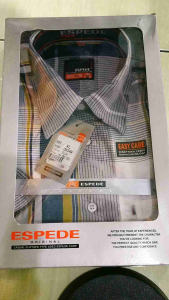 KEMEJA PRIA ESPEDE LENGAN PENDEK XL