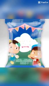 ( Tanpa Isian ) Chipbag Birthday for Boy chipbag doorgift chipbag hari lahir