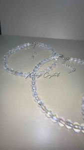 Ava Crystal Clear Necklace Kalung Basic Blink Transparan Akrilik Jernih Berkilau