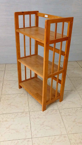 Kệ sách 3 tầng sâu 28cm ngang 64cm  cao 90cm  gỗ cao su  màu cherry bóng đẹp đã xử lý tẩm sấy chống mối mọt bền hơn nhiều so với gỗ thông và MDF.nhân tạo dễ tháo ráp di dời.