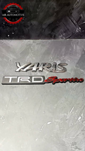 Logo Emblem Bagasi Tulisan Yaris Trd Sportifo Original