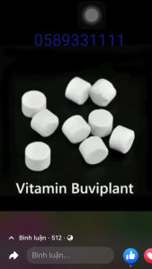 Phân siêu kích thích rễ và chất dinh dưỡng cho cây Vitamin buViplant hộp 200 viên