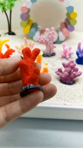 Artificial Coral Fish Tank Ornaments Fairy garden Aquarium Decor