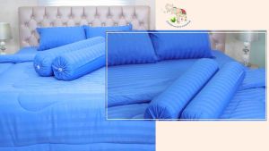 ช้างไทยเซตผ้าปูที่นอน Blue of Love