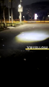 12Volt/24Volt Lampu LED Sorot Laser Gun SQL 1 Mata Topi 20Watt 2 Warna Kuning Putih Lampu Tembak Motor Mobil Bis Truk