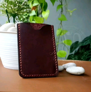 Dompet Kartu 1 Slot Kulit Sapi Premium | Card Wallet Case Holder Mini Simple Slim