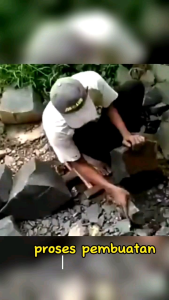 Cobek Batu Asli 16 cm Gratis Ulekan Muthu Terlaris