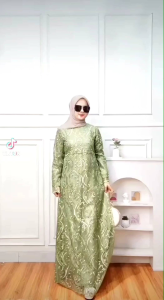 Soraya New Produk Gamis Pesta/Full Brukat/Tille Mutiara/Fashion Muslim