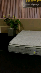Yukata Springbed Bonnells Kasur Spring bed Plushtop Yukata 160x200x28