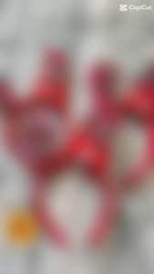 Nơ cài Noel bờm Giáng Sinh cho bé bạn gái cài tóc - Nơ cài Noel mẫu đẹp mới