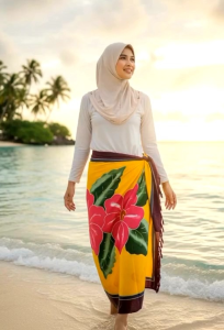 KAIN BALI MOTIF PANTAI/KAI PANTAI/KAI BAHAN RAYON/KAIN HIASAN KAMAR/SCRAF WANITA