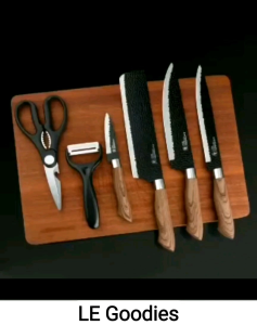 PISAU DAPUR🔪Chef Cleaver Multi Paring Knife Set / Stainless Steel Kitchen Sharp Fuite Cutting / Set Pisau Lapah