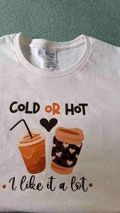 Coffee Cold or Hot Ladies Gildan Fashion Shirt for Women