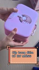 [Có Máy Hơ Móng] Vali trang điểm cho bé gái Hộp đồ chơi makeup trẻ em