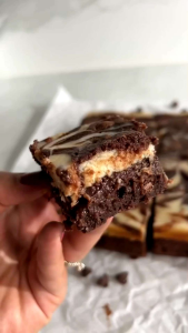 Brownies Coklat Keju Premium 22x10 cm – Lembut Moist & Fresh Oven Homemade Chocolate Chesee cake Brownis