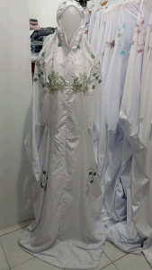 Mukena Terusan Dewasa Bordir Manual Fathara & Telekung Langsungan Dewasa