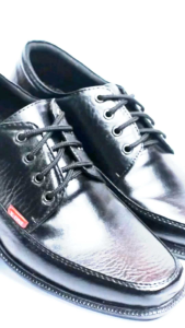 SEPATU FORMAL PANTOFEL KULIT PRIA HITAM BERTALI KERJA KANTOR GURU