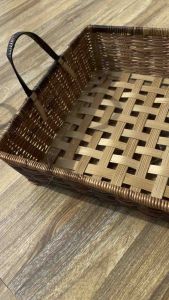 Native Food Serving Tray With Handle