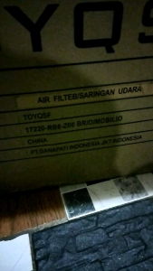 FILTER/SARINGAN UDARA MOBIL HONDA BRIO MOBILIOJAZZ CITY FREED KODE PART 17220-RB6-Z00