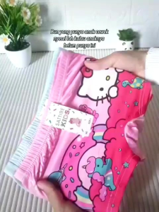 6 PCS CELANA BOXER ANAK PEREMPUAN MOTIF KARAKTER LUCU USIA 2-9 TAHUN
