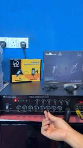 [Mic Priority 5 Zone 3 Mic] 250W Bluetooth Public Address Amplifier GW Acoustic For Surau Masjid