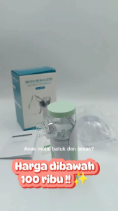 Bundle Nebulizer + Termometer Infrared | Alat Uap & Pengukur Suhu Digital Anak Dewasa – COD