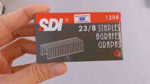 Kim bấm giấy lớnghim bấm chính hãng SDI 1208 -23/8(30-50 tờ)1000pcs cho máy bấm kim lớndập ghim đạithép không rỉ