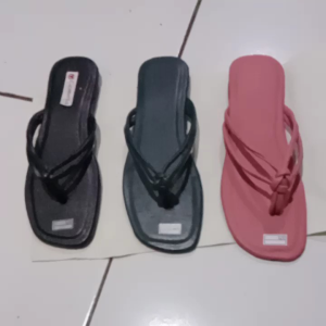 sandal teplek wanita ekonomis jepit kekinian