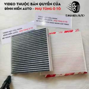 Lọc lạnh điều hoà Toyota và Lexus: Vios Innova Fortuner Hilux Veloz Hiace Altis Yaris Camry Raize Corolla Cross Siena Land Cruiser Avanza Lexus RX350 GS350 LS460L LX460 LX570 (Mã: 871390N010 / 871390K090)