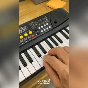Electronic Keyboard Organ 37 Keys / 6 Demos / 8 Tones ออแกน มีไมค์ เปียโนของเล่น VR-430A2