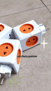 Steker T Arde 5 lubang colokan listrik 5 in 1 serbaguna 5 cabang elekronik