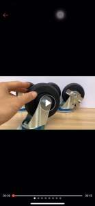 BÁNH XE CAU SU ĐÚC ĐẨY HÀNG CHỊU TRỌNG TẢI TỚI 400KG